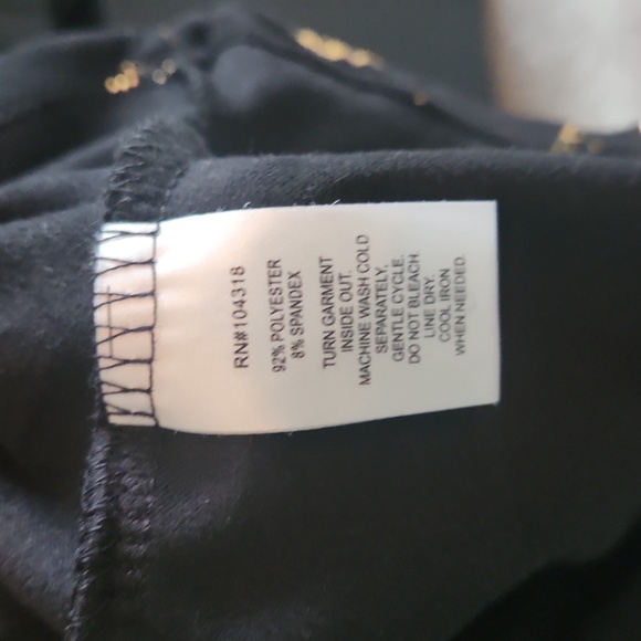 Black & Gold Christmas Ornament Dress - Picture 4 of 5